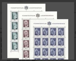 🇱🇮 1972 SÉRIE ** «PIONNIERS DE LA PHILATÉLIE« (LBK 69.00)